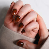 Inglass nails Coca Cola nails. Fall 2025 nails. Reusable nail extensions set. 