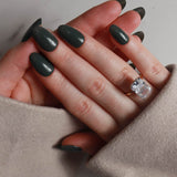 Hard gel reusable nail extensions by Inglass nails. Handmade nail extensions. 