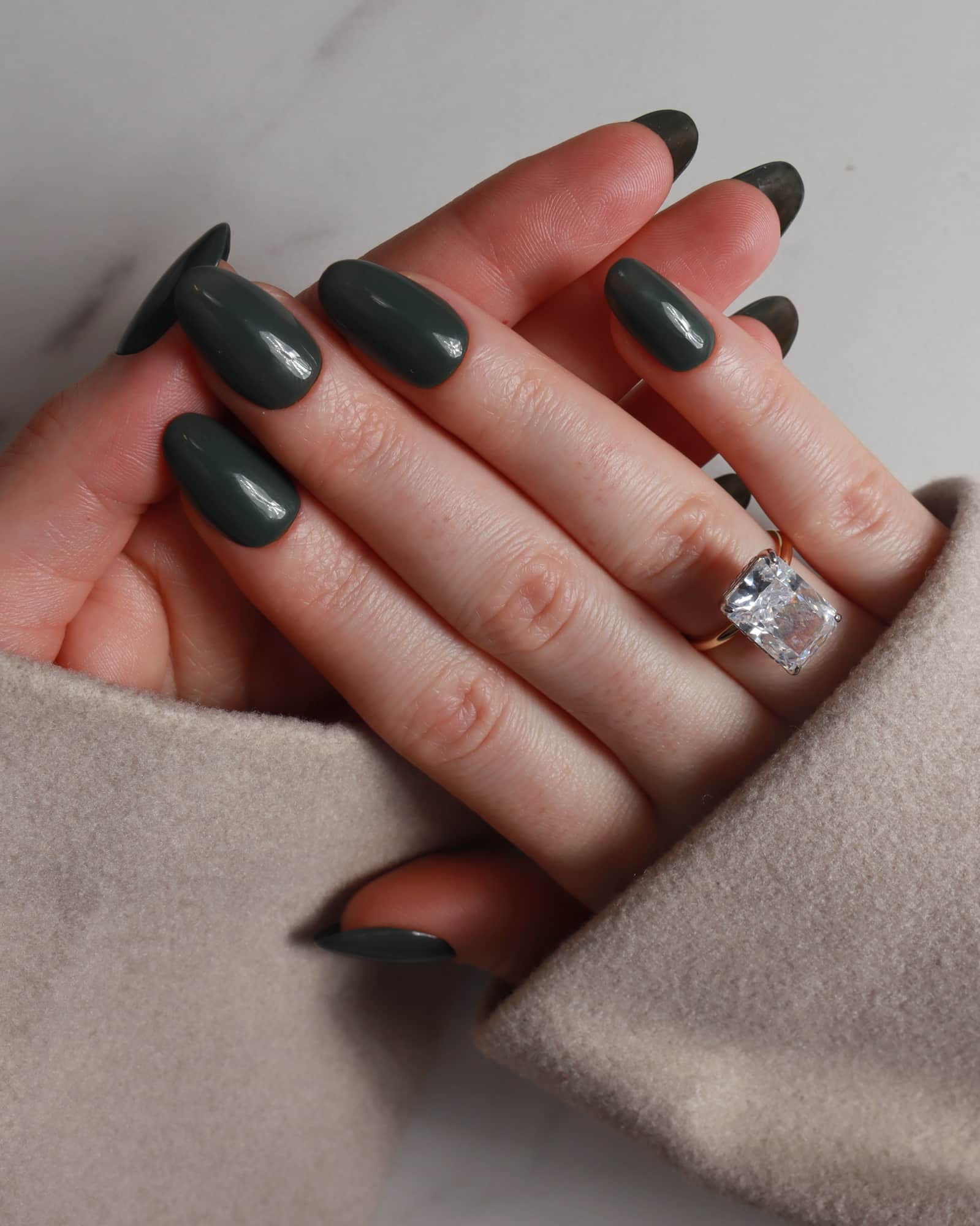 Hard gel reusable nail extensions by Inglass nails. Handmade nail extensions. 