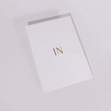 The Sizing Swatches for Inglass Nails. 19 Nail extensions swatches in gray and white background. 