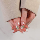 floral design in thumbs