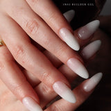 Ombre nails. Baby boomer nails. neutral pink nails. Reusable nail extensions. 