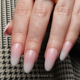 Ombre nails. Baby boomer nails. Dark pink nails. Reusable nail extensions. 